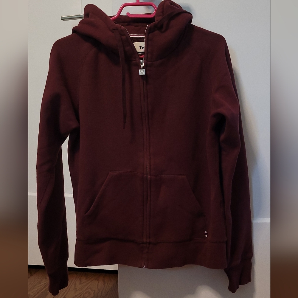 GUC Aritzia TNA Hoodie, Burgundy, Small